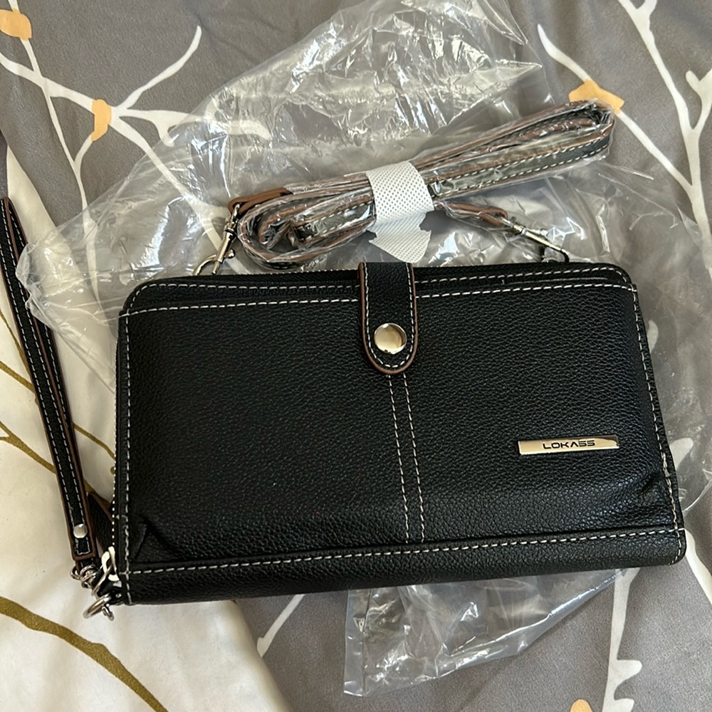 LOKASS Wallet Women RFID Blocking Leather Womens Wallet